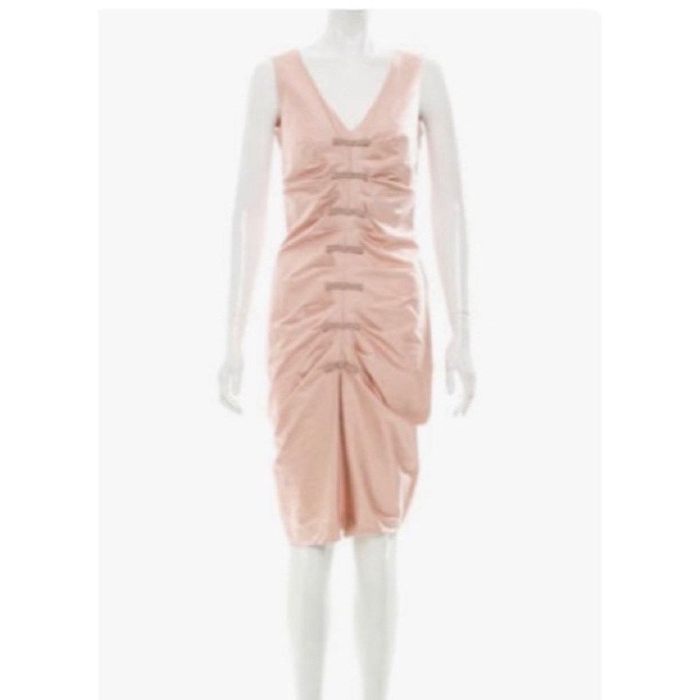 SportMax For Max Mara Nude Bandage Bow Style Mini